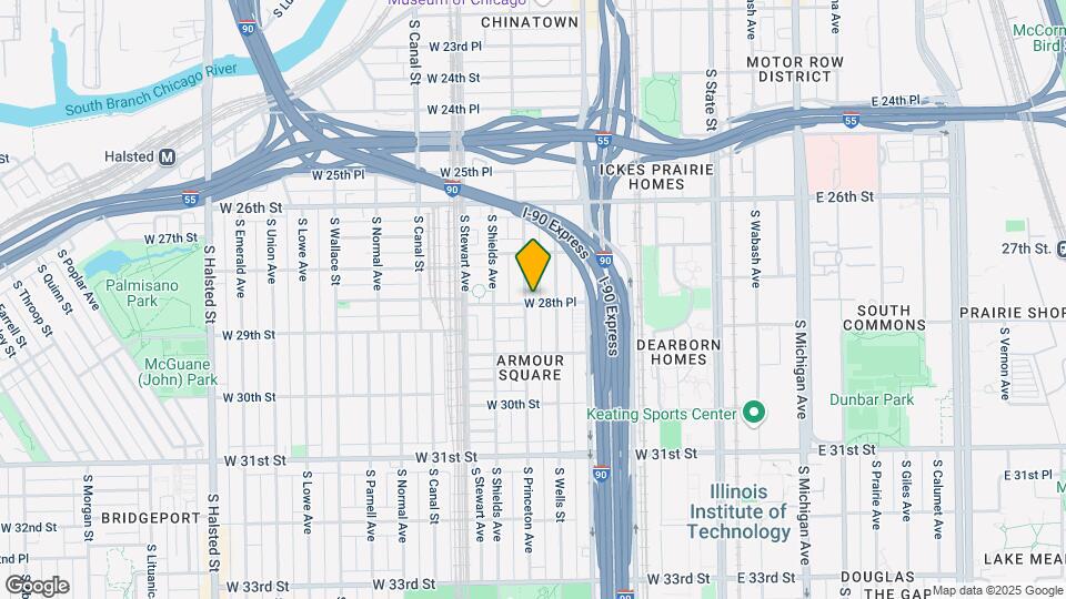 2745 S Princeton Ave Map and Location Details