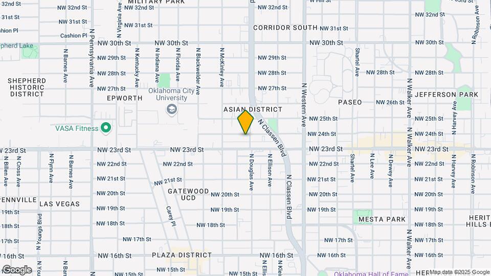 1404 NW 24th St Mapa y Detalles de la Ubicación