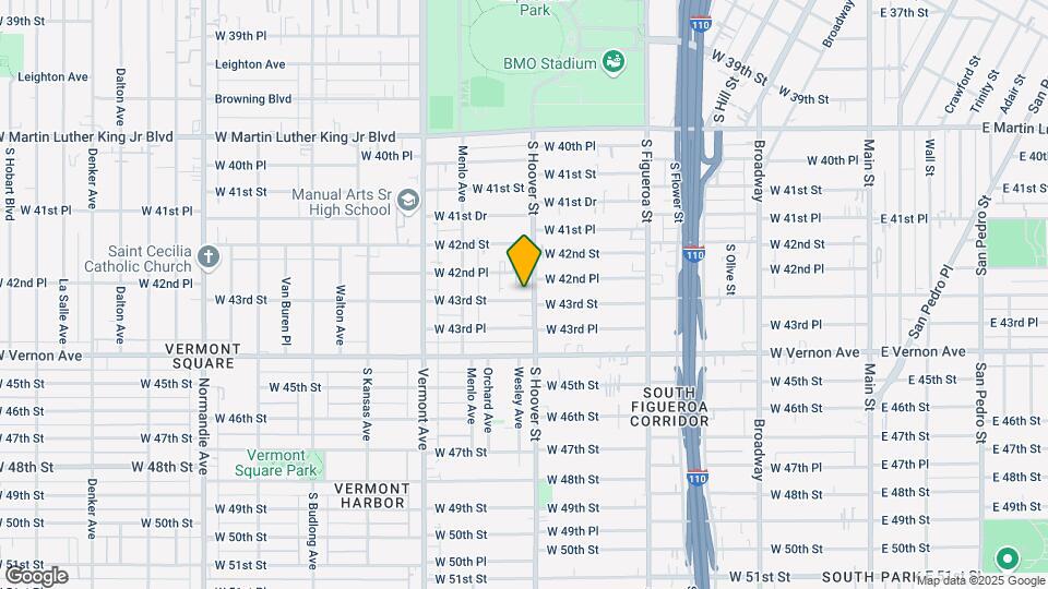 807 43rd St Map and Location Details