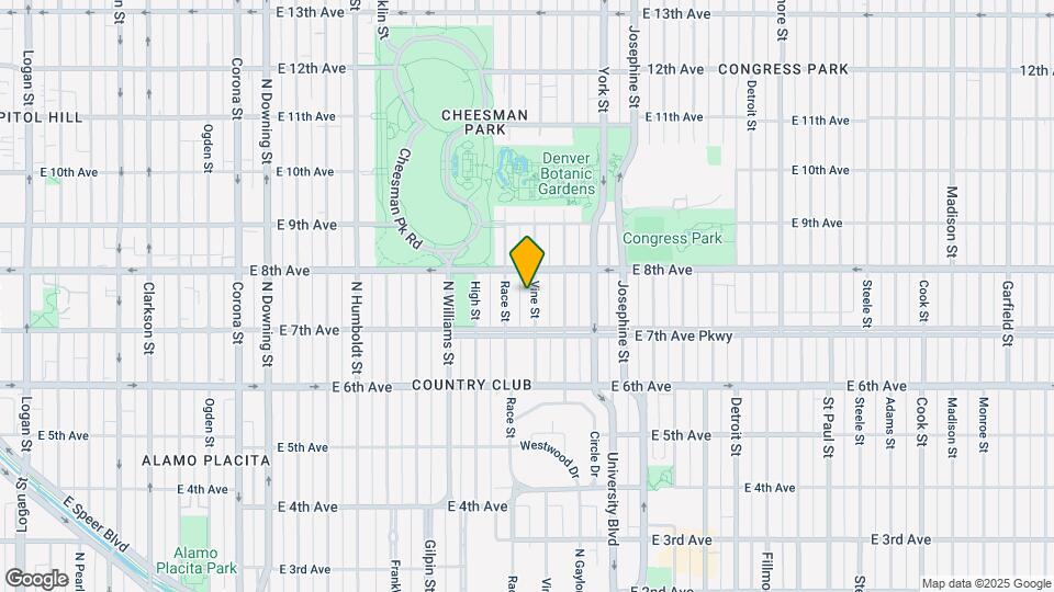 751 Vine St Map and Location Details