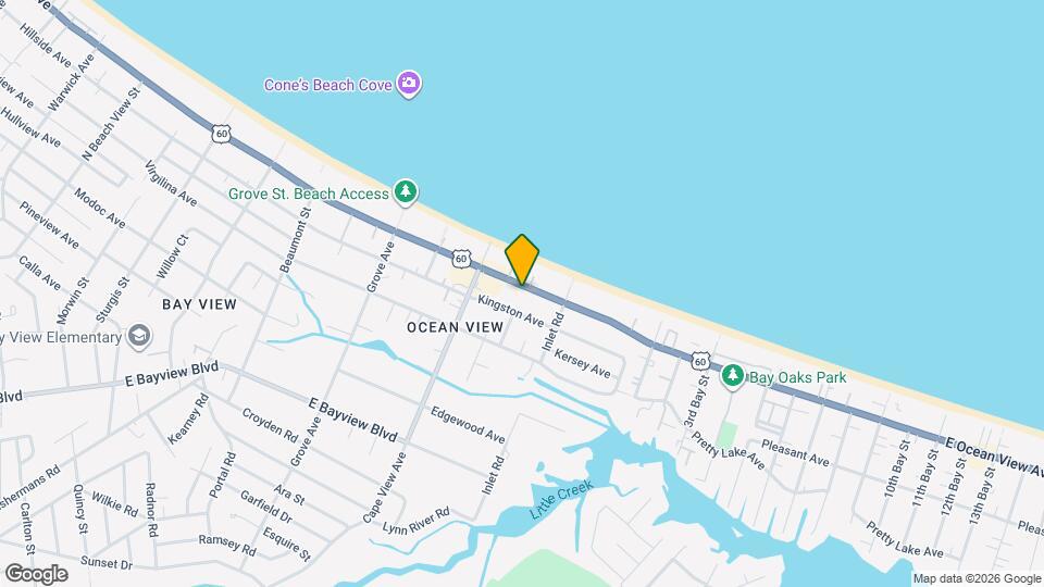 1941 E Ocean View Ave, Unit 1 Map and Location Details