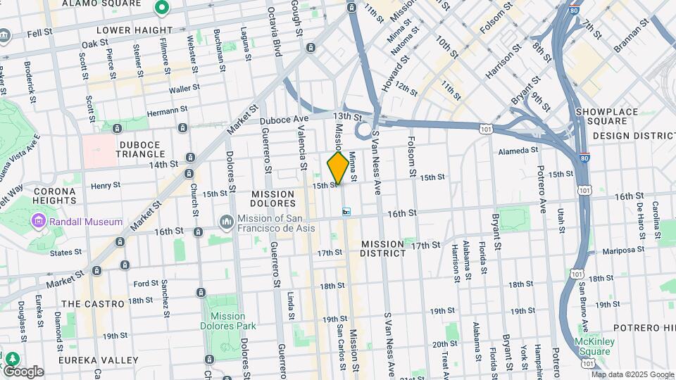 1912 Mission St Map and Location Details