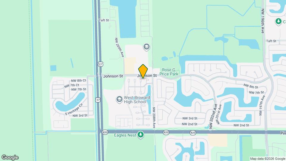 833 NW 208th Terrace Map and Location Details