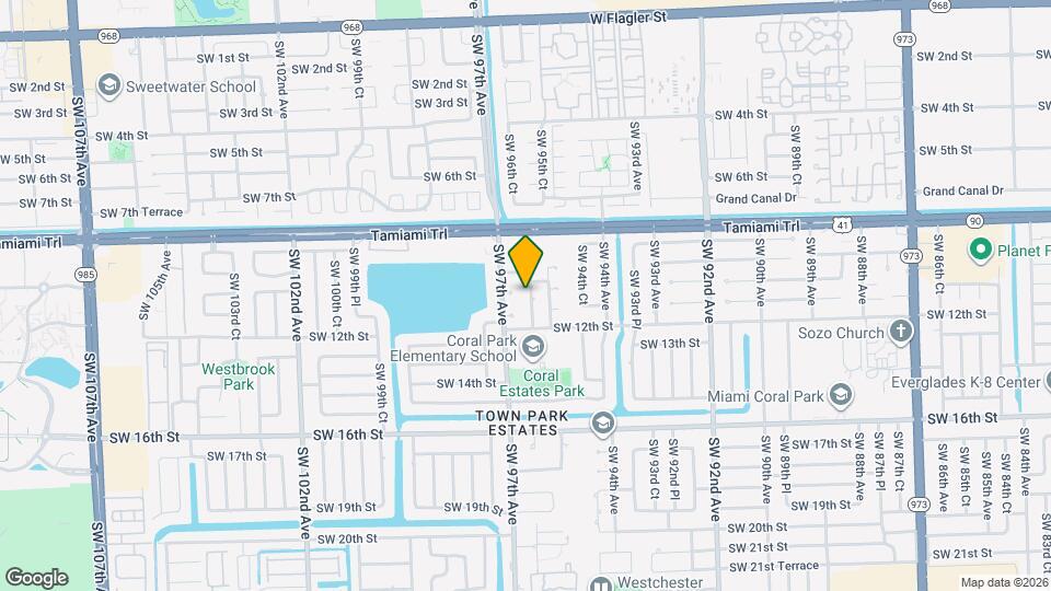 1030 SW 96th Ave Map and Location Details