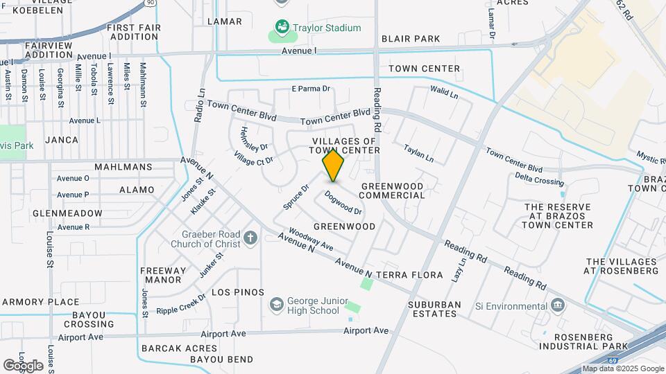 4700 Greenwood Dr Map and Location Details