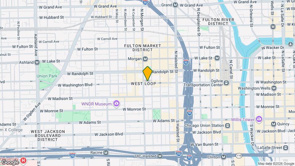 967 W Washington Blvd Map and Location Details