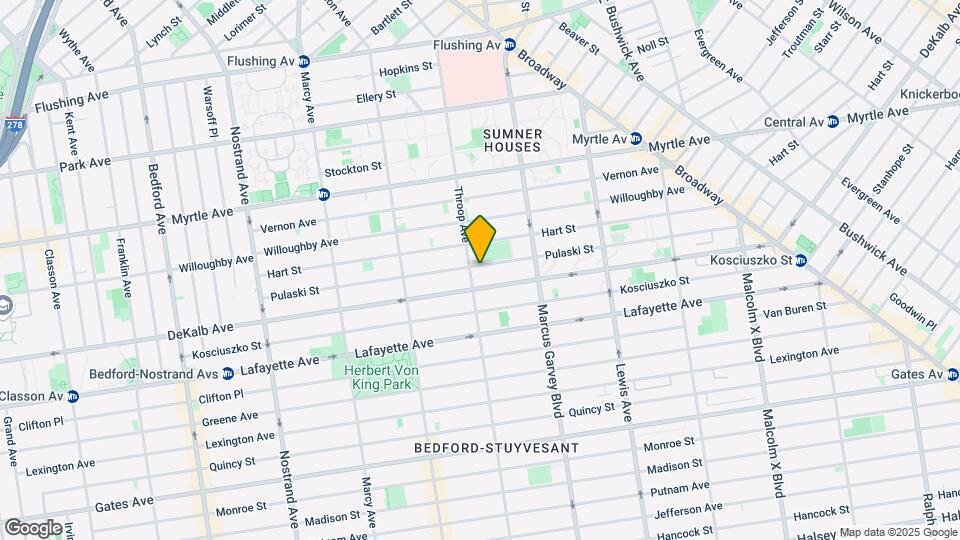 226 Pulaski Street Mapa y Detalles de la Ubicación