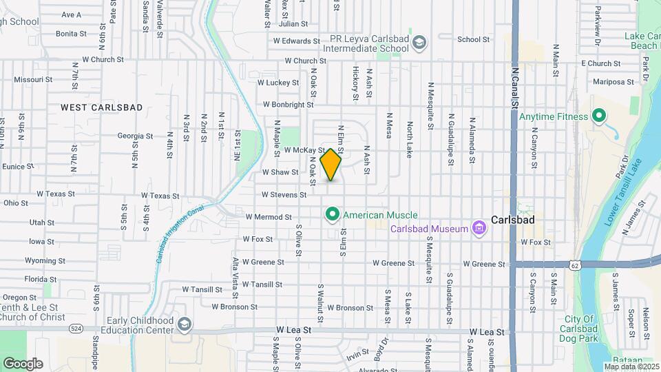 204 N Walnut St Map and Location Details