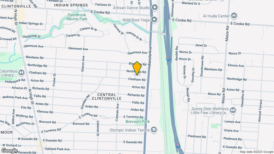 594 Chatham Rd Map and Location Details