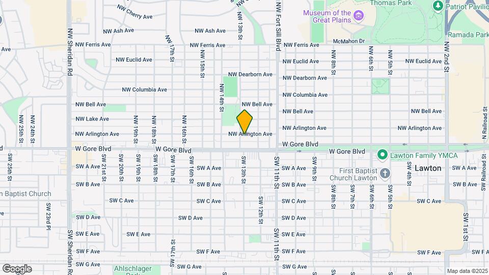 1214 NW Arlington Ave Map and Location Details