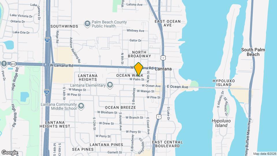 511 W Palm St Map and Location Details