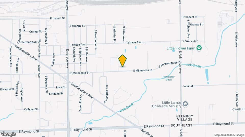 1626 S Ritter Ave Map and Location Details