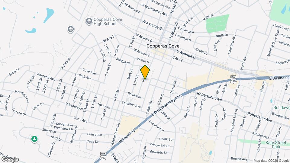 615 S 1st St Map and Location Details