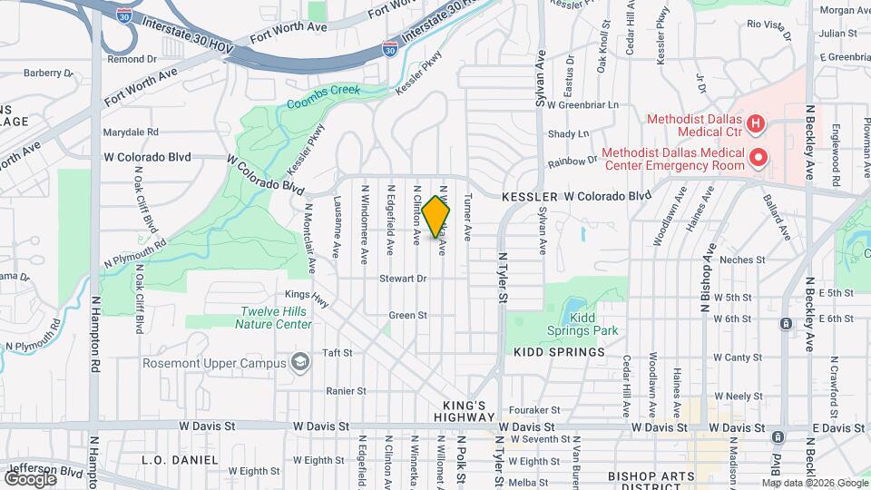 1039 N Winnetka Ave Map and Location Details