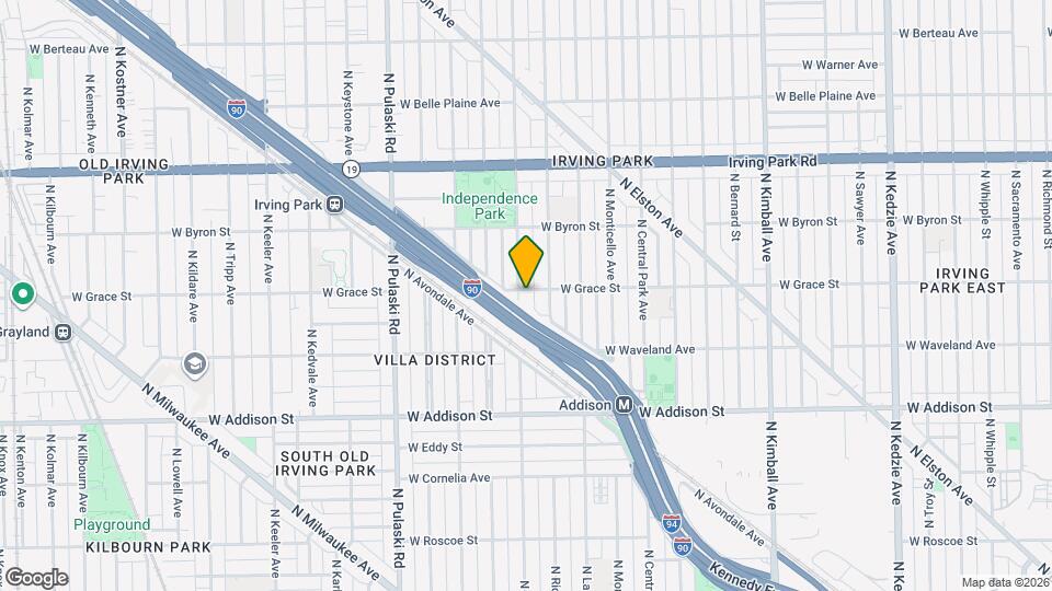 3749 W Grace St, Unit 2 Map and Location Details