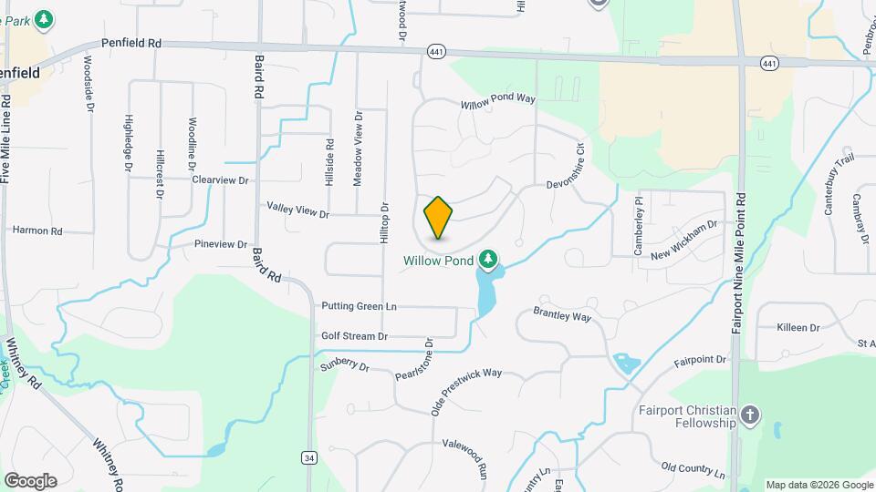 190 Willow Pond Way Map and Location Details