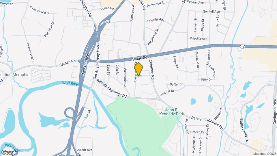 2852 Beverly Hill St Mapa y Detalles de la Ubicación