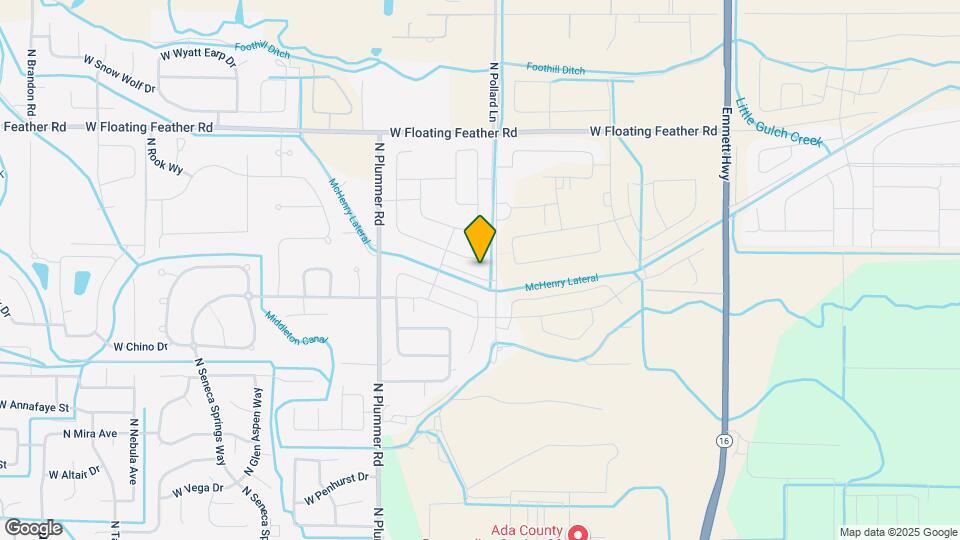 9279 W Clancey Ct Map and Location Details