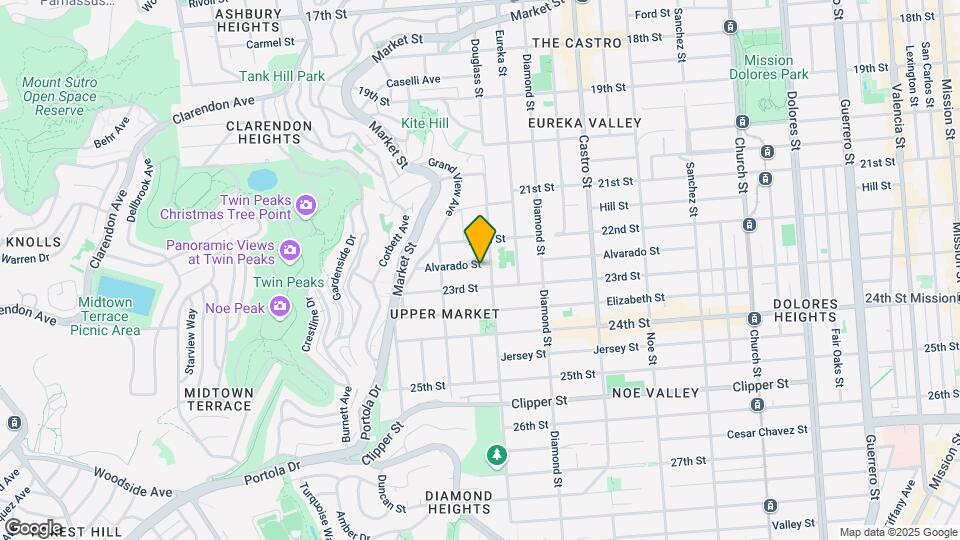 807-811 Alvarado St Map and Location Details