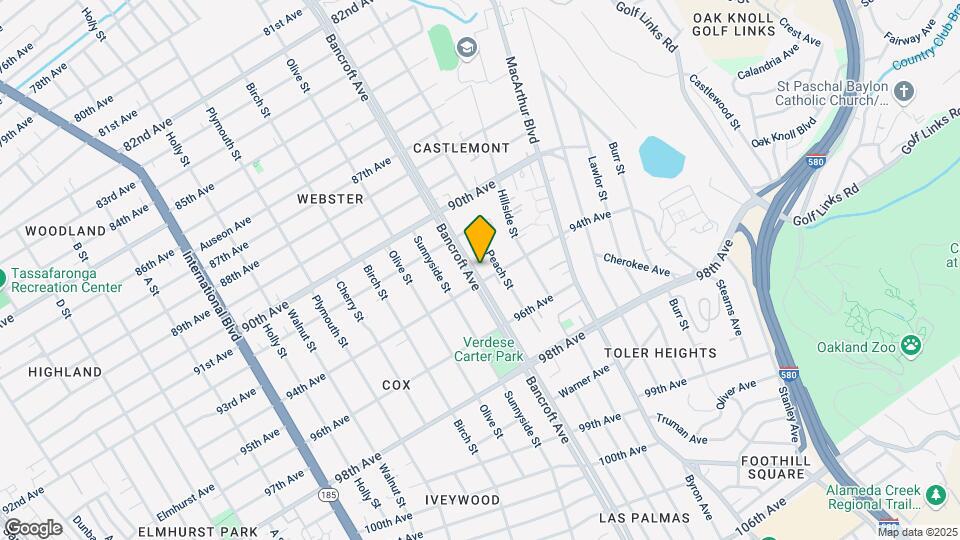 9326 Bancroft Ave Map and Location Details