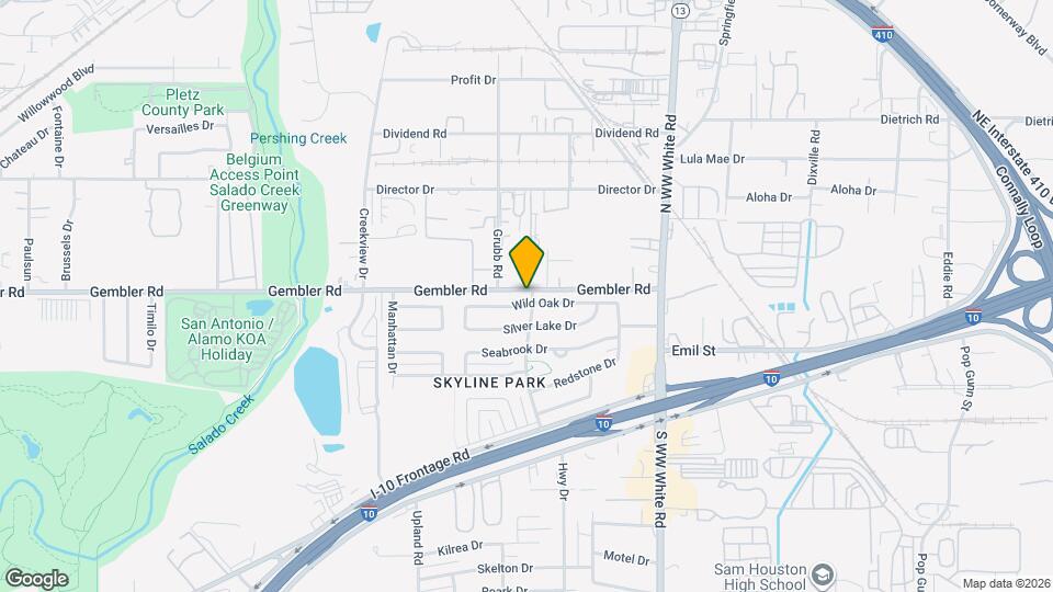 4251 Wild Oak Dr Map and Location Details