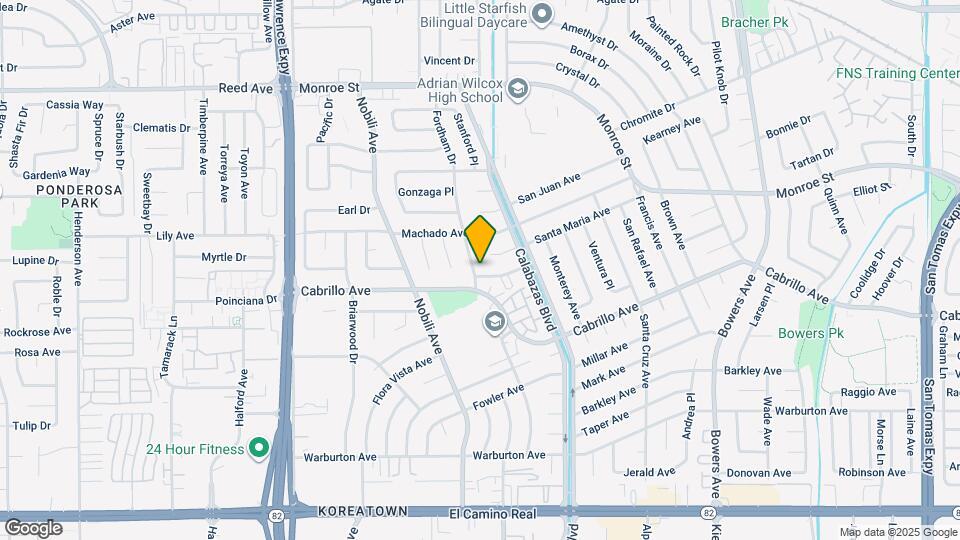 2069 Fordham Dr Map and Location Details