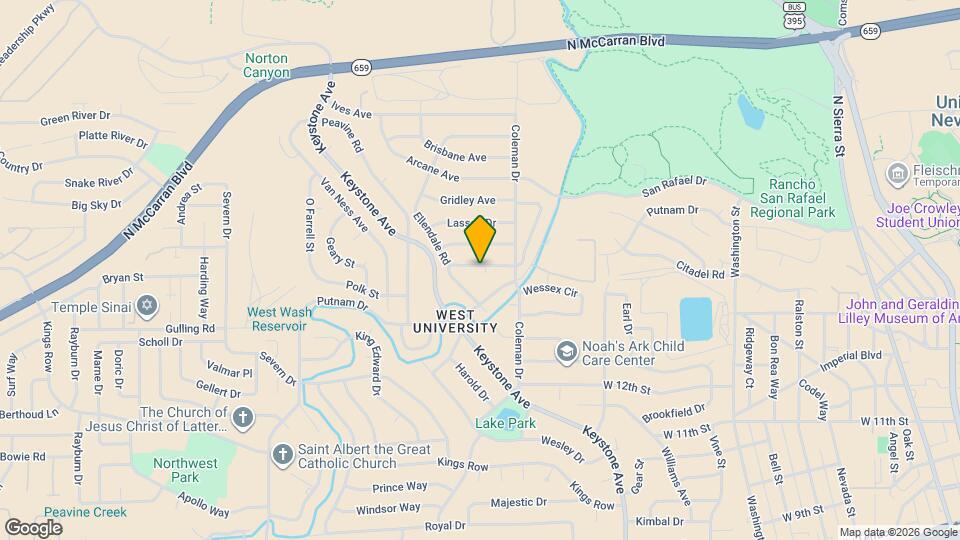 1500 Ellendale Ct Map and Location Details