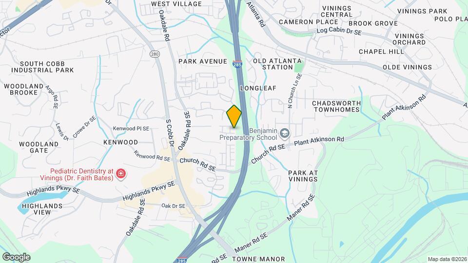 2396 Whiteoak Bend Map and Location Details