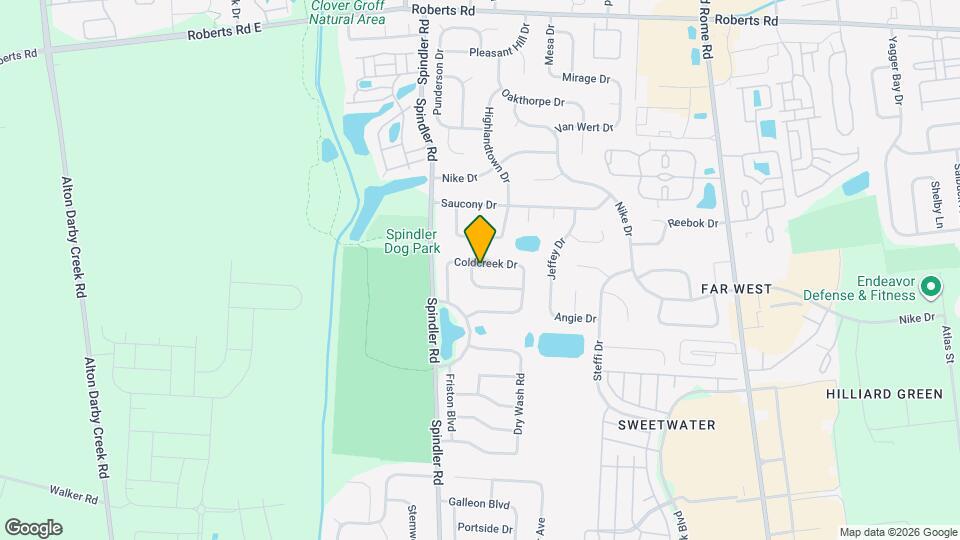 5823 Coldcreek Dr Map and Location Details