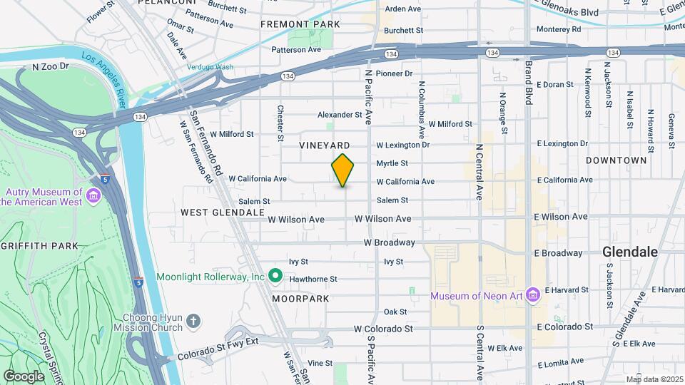 535 Salem St Mapa y Detalles de la Ubicación