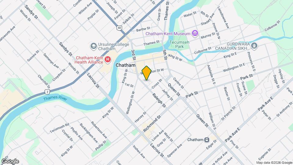 25 Raleigh St Map and Location Details