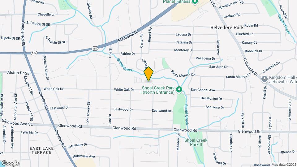 2813 White Oak Ln Map and Location Details