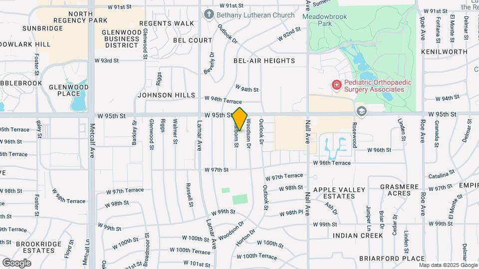 9541 Dearborn St Map and Location Details