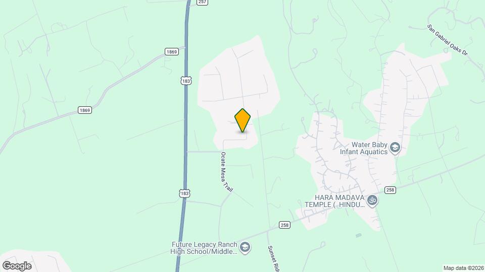 449 Ocate Mesa Trail Map and Location Details