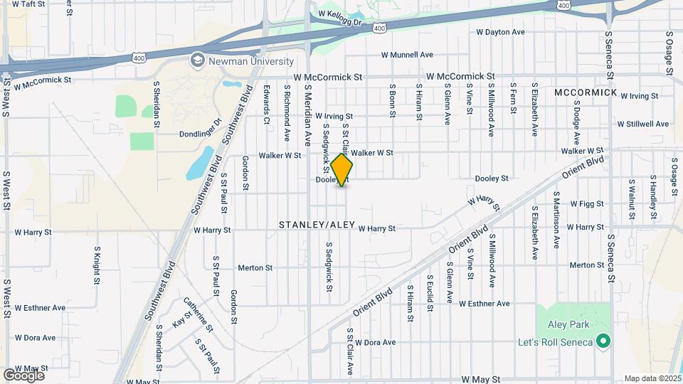 1419 S St Clair St Map and Location Details