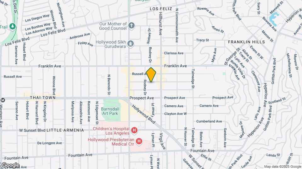 4534 Melbourne Ave Map and Location Details