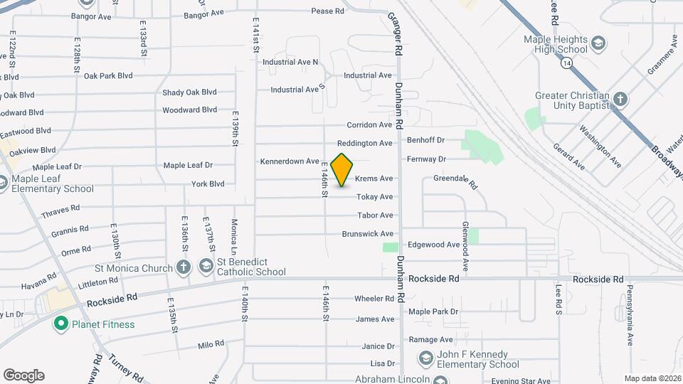 14707 Tokay Ave Map and Location Details