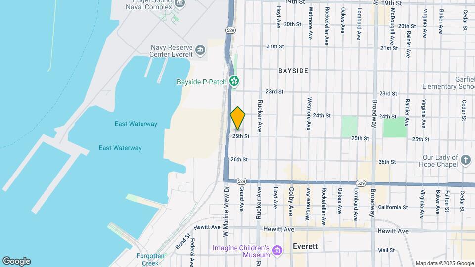 1213 25th St Map and Location Details
