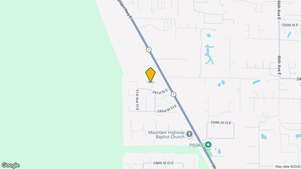 3210 240th St Ct E Map and Location Details