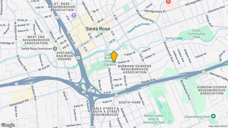 624 Charles St Mapa y Detalles de la Ubicación