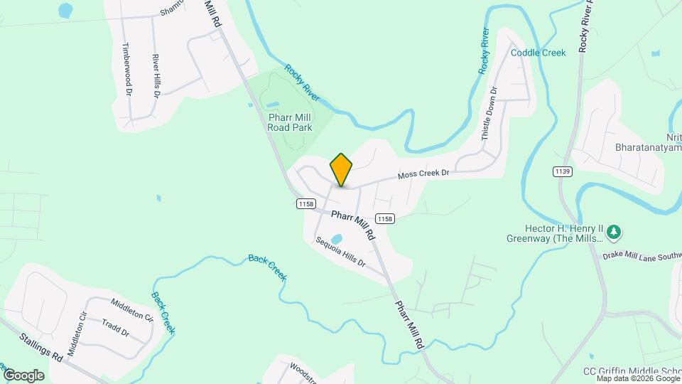 1947 Moss Creek Dr Map and Location Details
