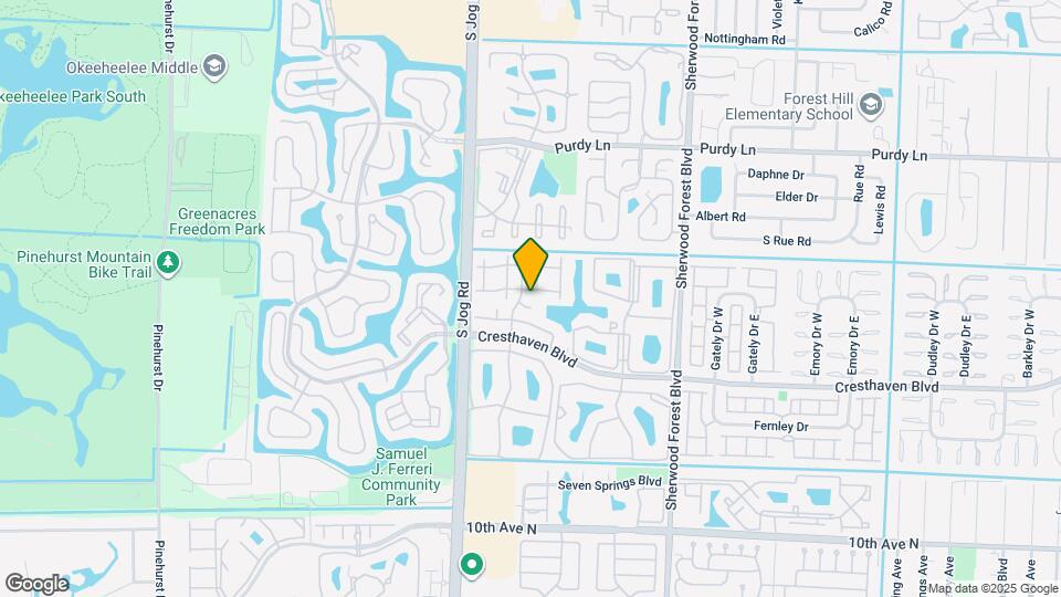 539 Shady Pine Way Map and Location Details