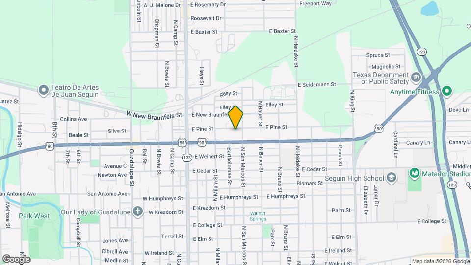 519 E Pine St Map and Location Details