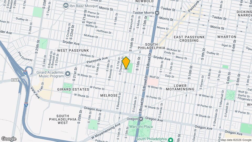 1601 Wolf St Map and Location Details