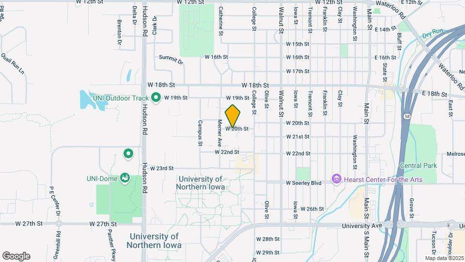 1018 W 20th St Map and Location Details