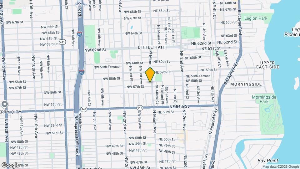 5700 N Miami Ave Map and Location Details