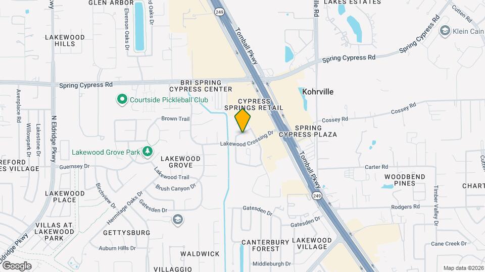 11619 Cedarvale Ln Map and Location Details