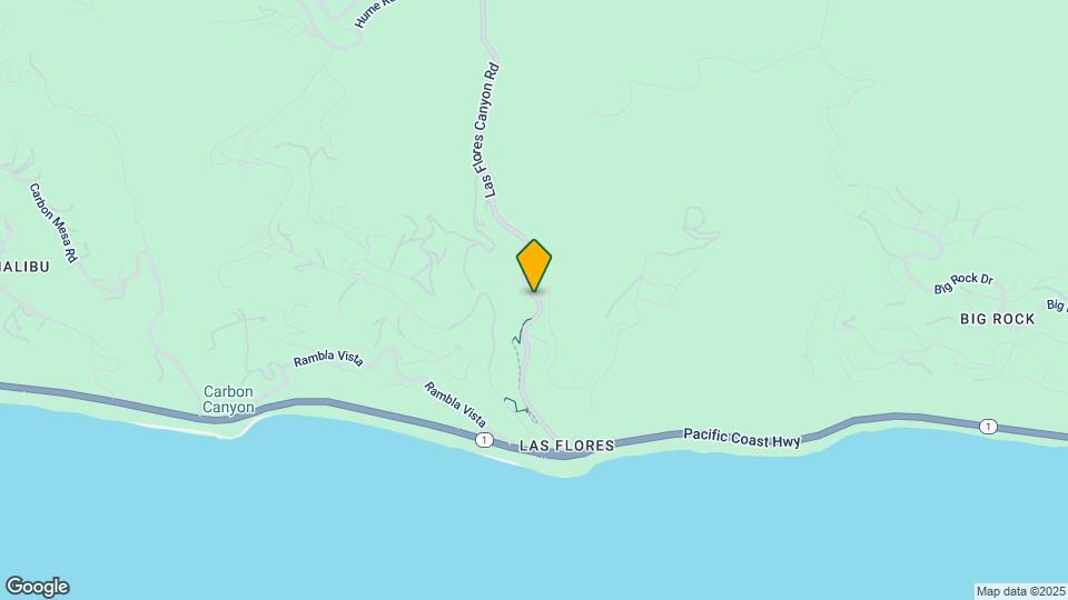 3709 Las Flores Canyon Rd, Unit A Map and Location Details