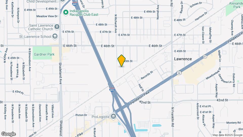 4430 N Longworth Ave Map and Location Details