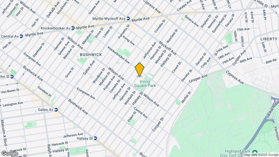 1276 Hancock Street Mapa y Detalles de la Ubicación